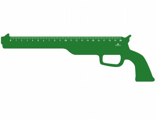 Pistole Lineal aus Acryl 20cm