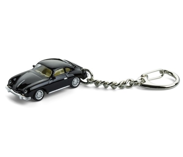 Porsche Schlüsselanhänger aus Metall schwarz
