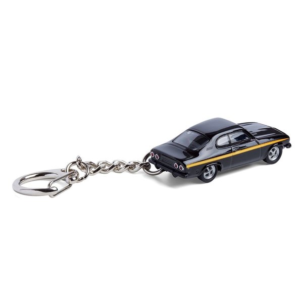 Opel Manta Schlüsselanhänger aus Metall schwarz