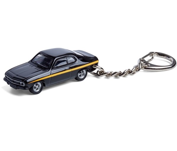 Opel Manta Schlüsselanhänger aus Metall schwarz