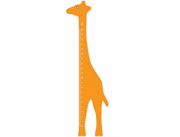 Giraffe Lineal aus Acryl 20cm