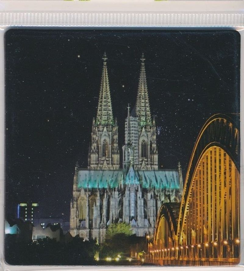 Magnetschild,Kühlschrankmagnet,Magnet,I love Köln Dom 