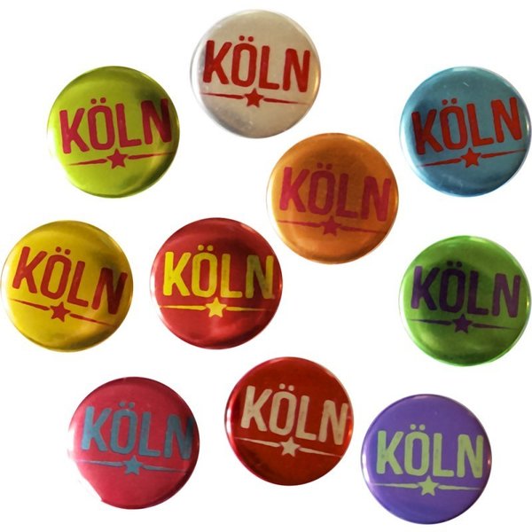 Kölner Stern Buttons 10er-Set