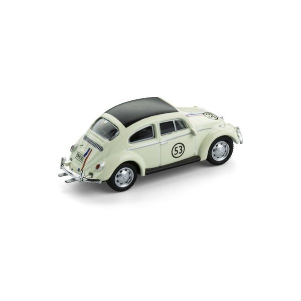 VW Käfer Magnet Auto aus Metall weiß