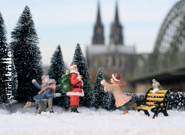 Weihnachtskarten Köln 6er-Set