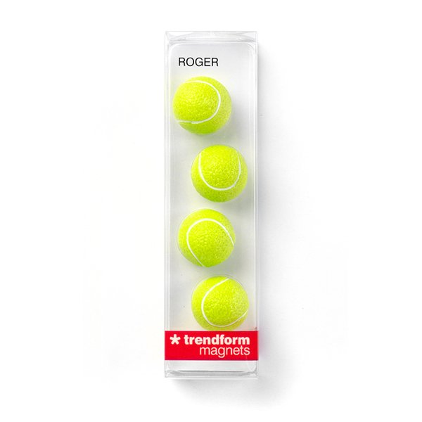 Tennisbälle Magnet-Set